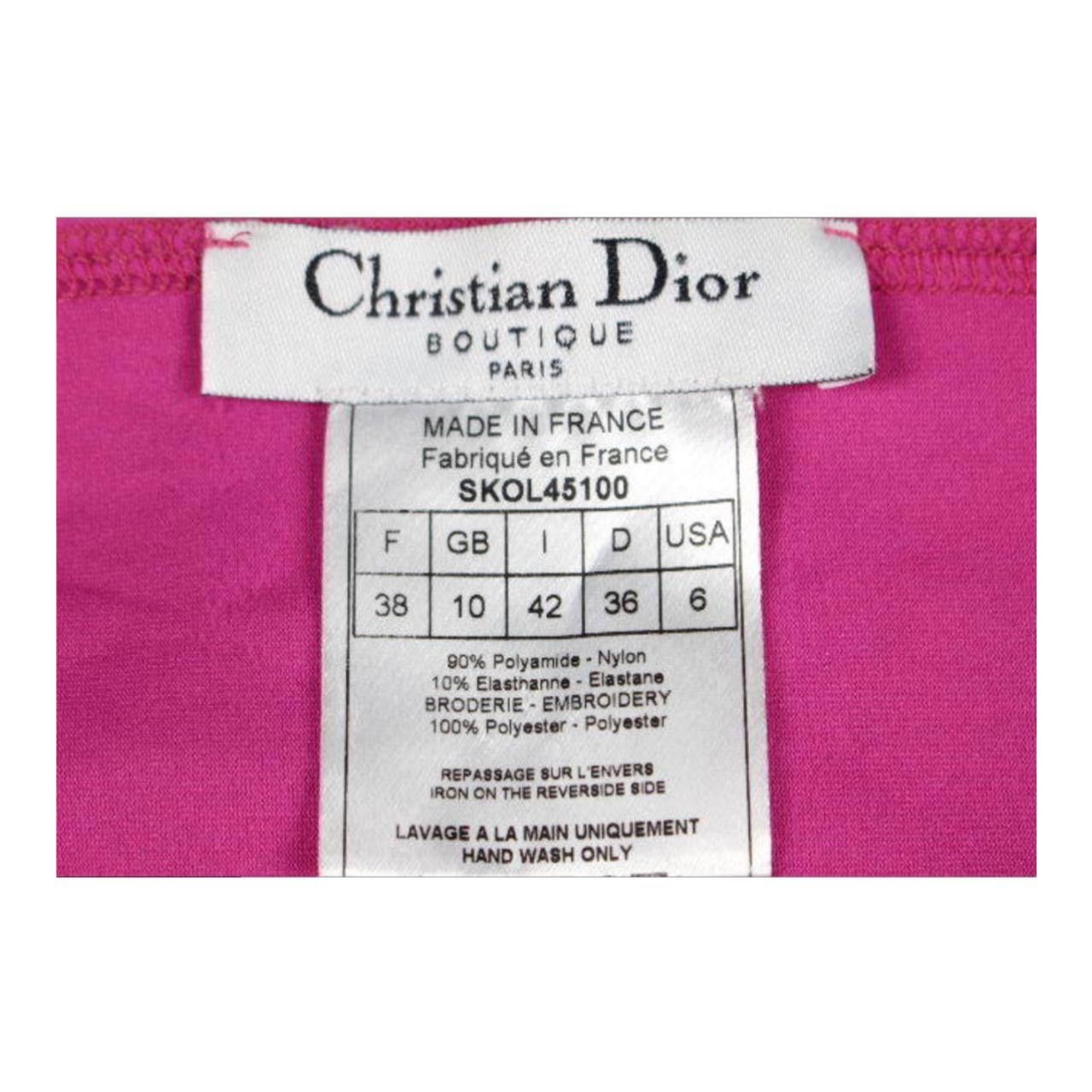 Christian Dior Monsieur Christian Dior I Love Dior Boat Neck LS Pink Top Size XS / US 0-2 / IT 36-38 - 4 Thumbnail