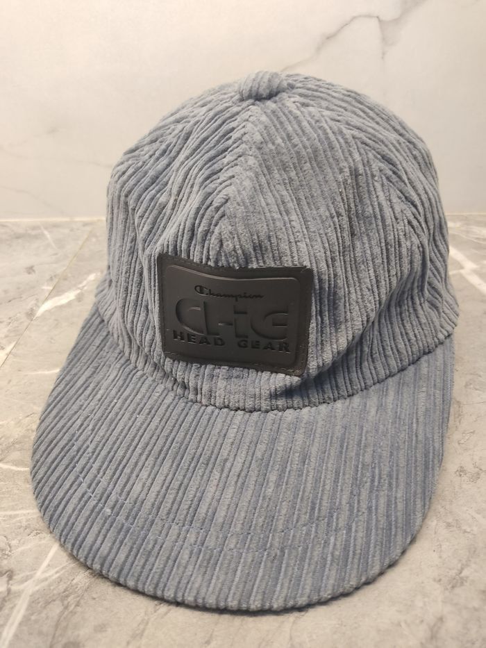 Champion Vintage Champion Corduroy Style Cap Hat Size ONE SIZE - 1 Thumbnail