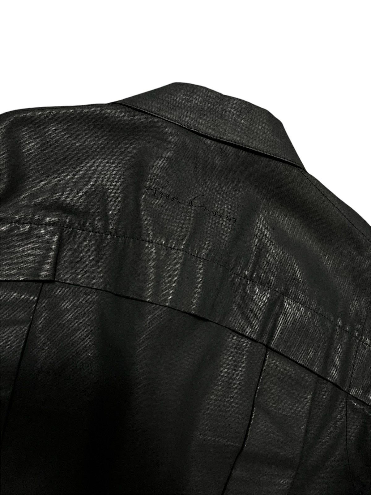 Rick Owens Rick Owens SS03 Suckerball Waxed Denim Cargo Jacket Size US S / EU 44-46 / 1 - 9 Thumbnail