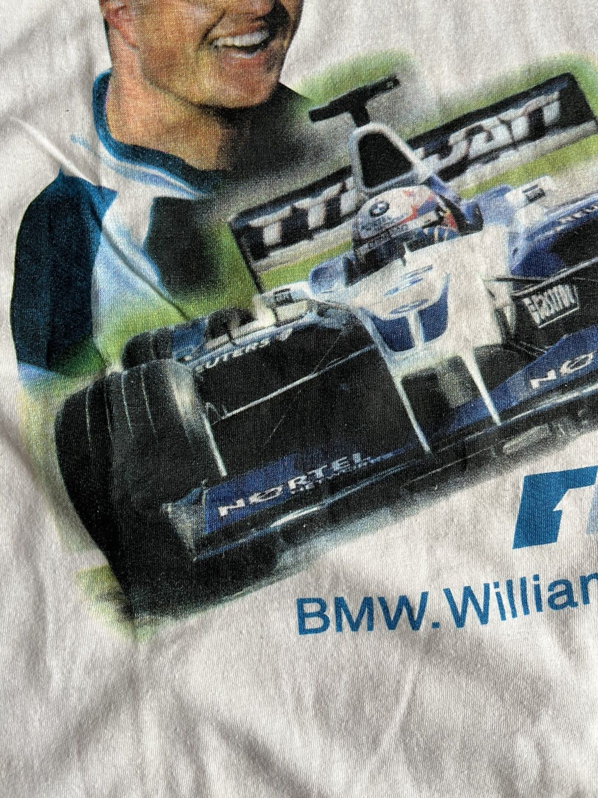 Formula 1 × Vintage Vintage 90s Ralf Schumacher BMW Williams F1 Racing Team Tee Size US L / EU 52-54 / 3 - 6 Thumbnail