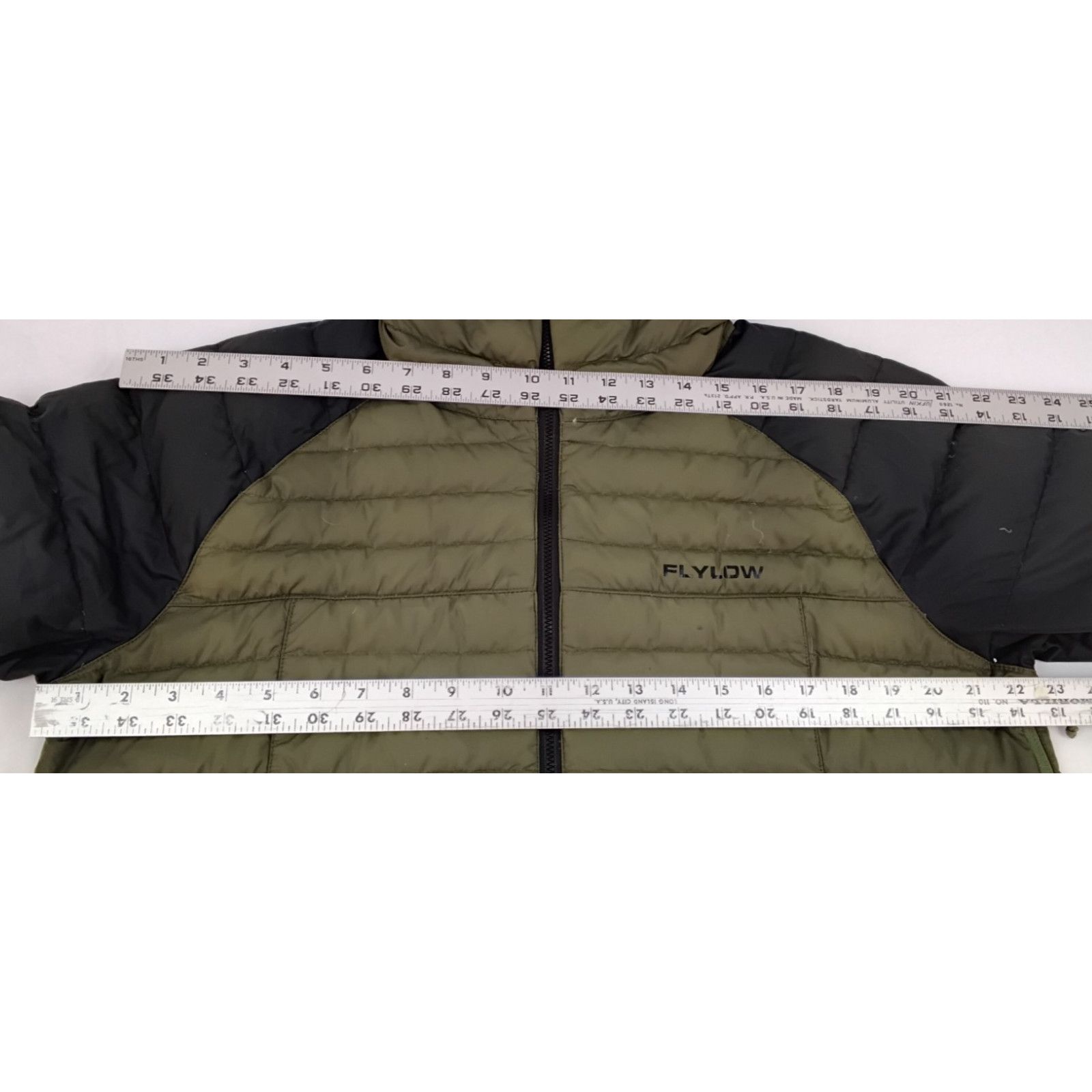 Flylow Flylow Goose Down Puffer Jacket Men's L Green/Black 600 FP Size US L / EU 52-54 / 3 - 16 Thumbnail