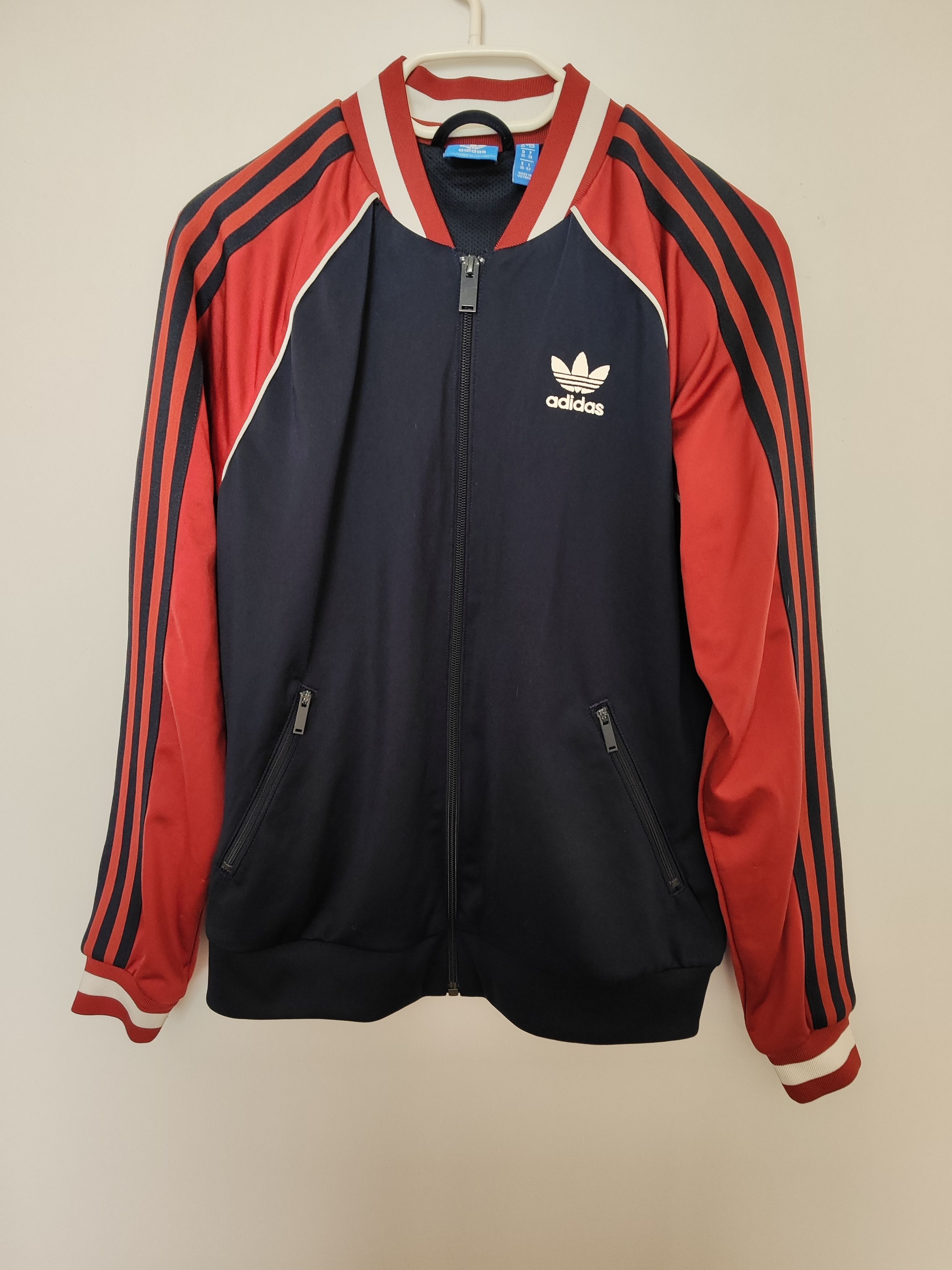 Adidas Adidas Originals Track Jacket – Retro Trefoil Logo Size S / US 4 / IT 40 - 2 Thumbnail