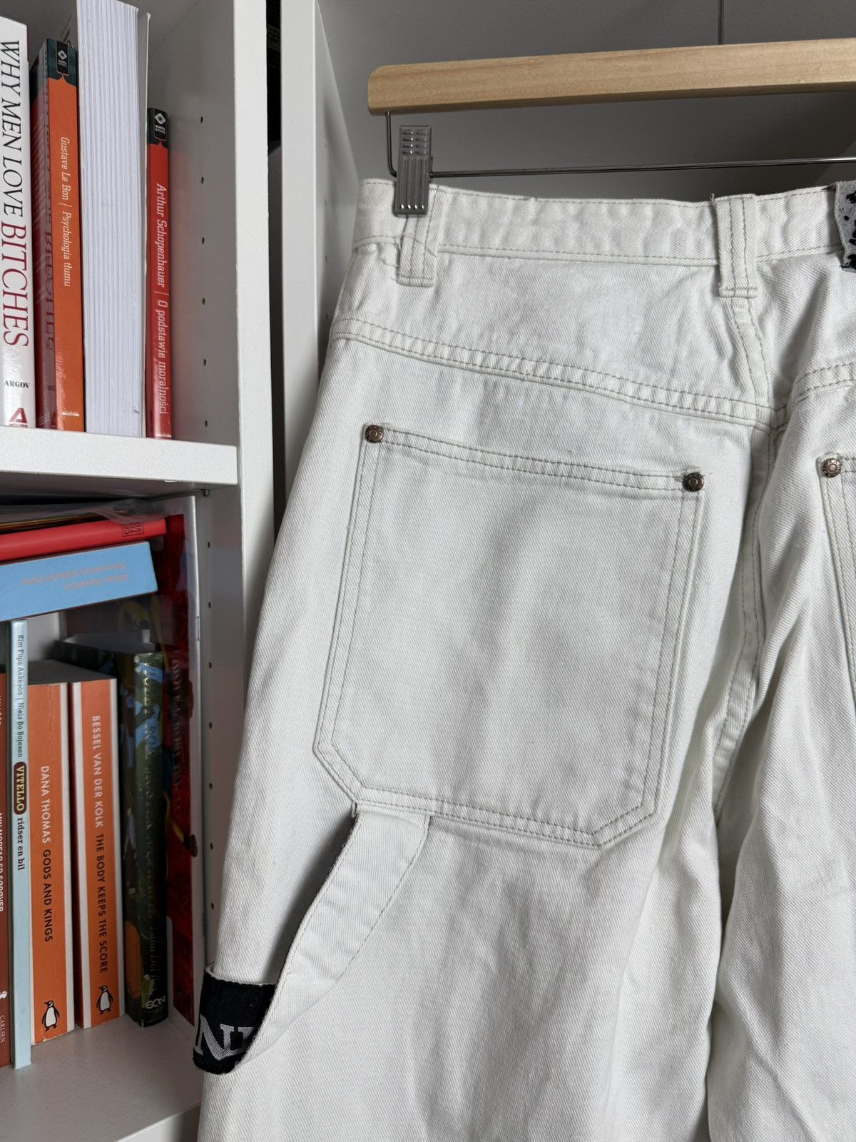 Karl Kani × Vintage Vintage 90s karl Kani baggy carpenter denim pants 32x32 skate Size US 32 / EU 48 - 6 Thumbnail