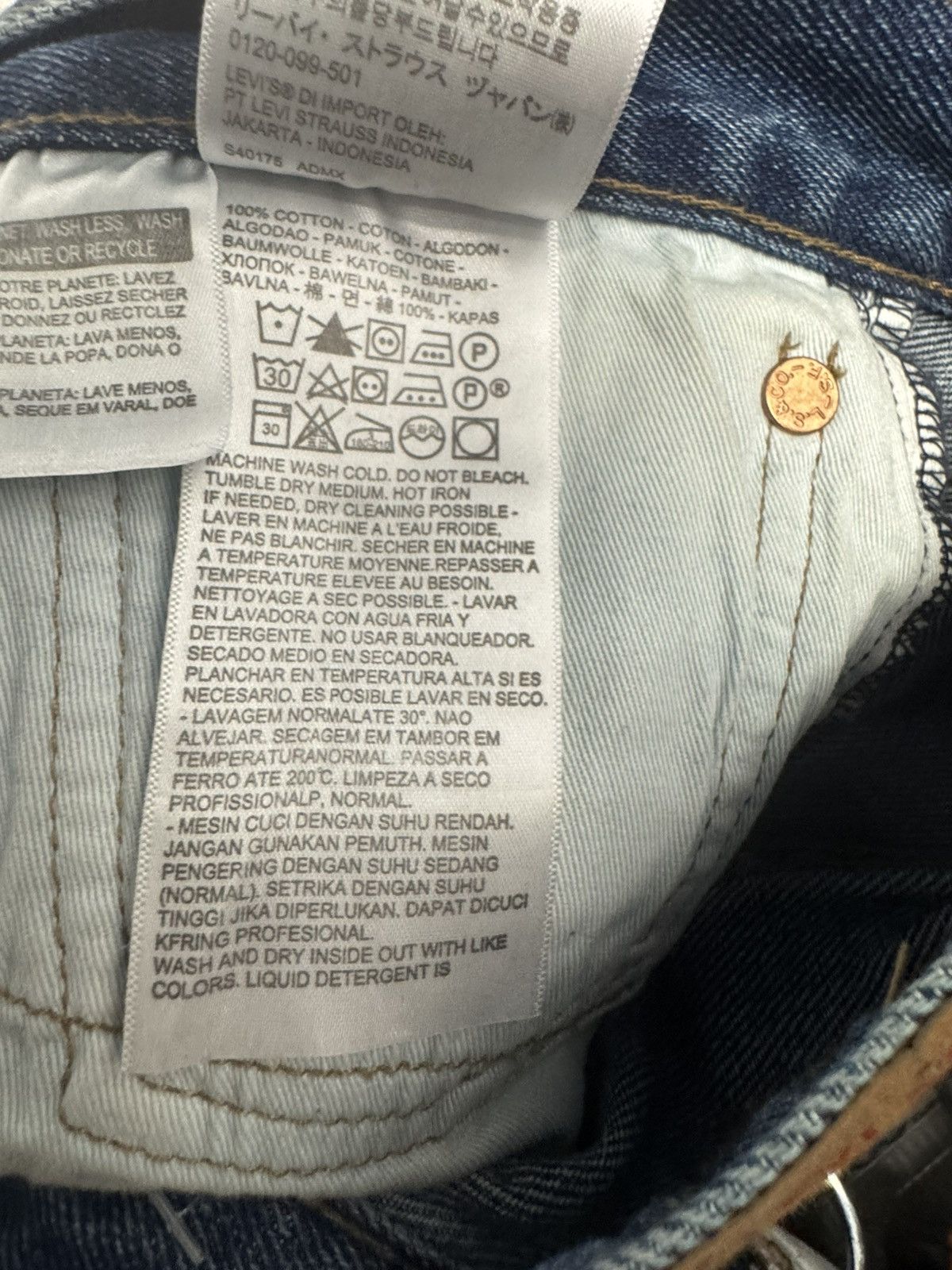 DENIM TEARS Denim Tears Chain Stitched Cotton Wreath Embroidered Jeans Size US 32 / EU 48 - 7 Thumbnail