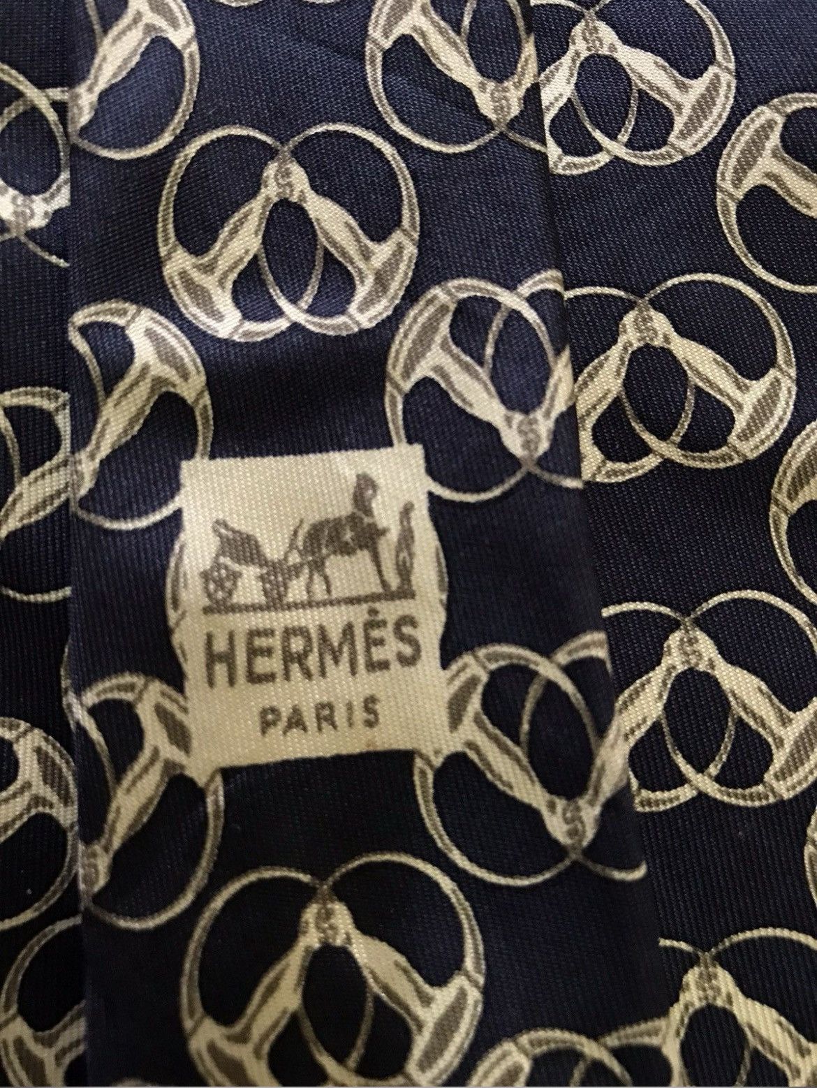 Hermes Hermes Paris Neck Tie Size ONE SIZE - 3 Thumbnail