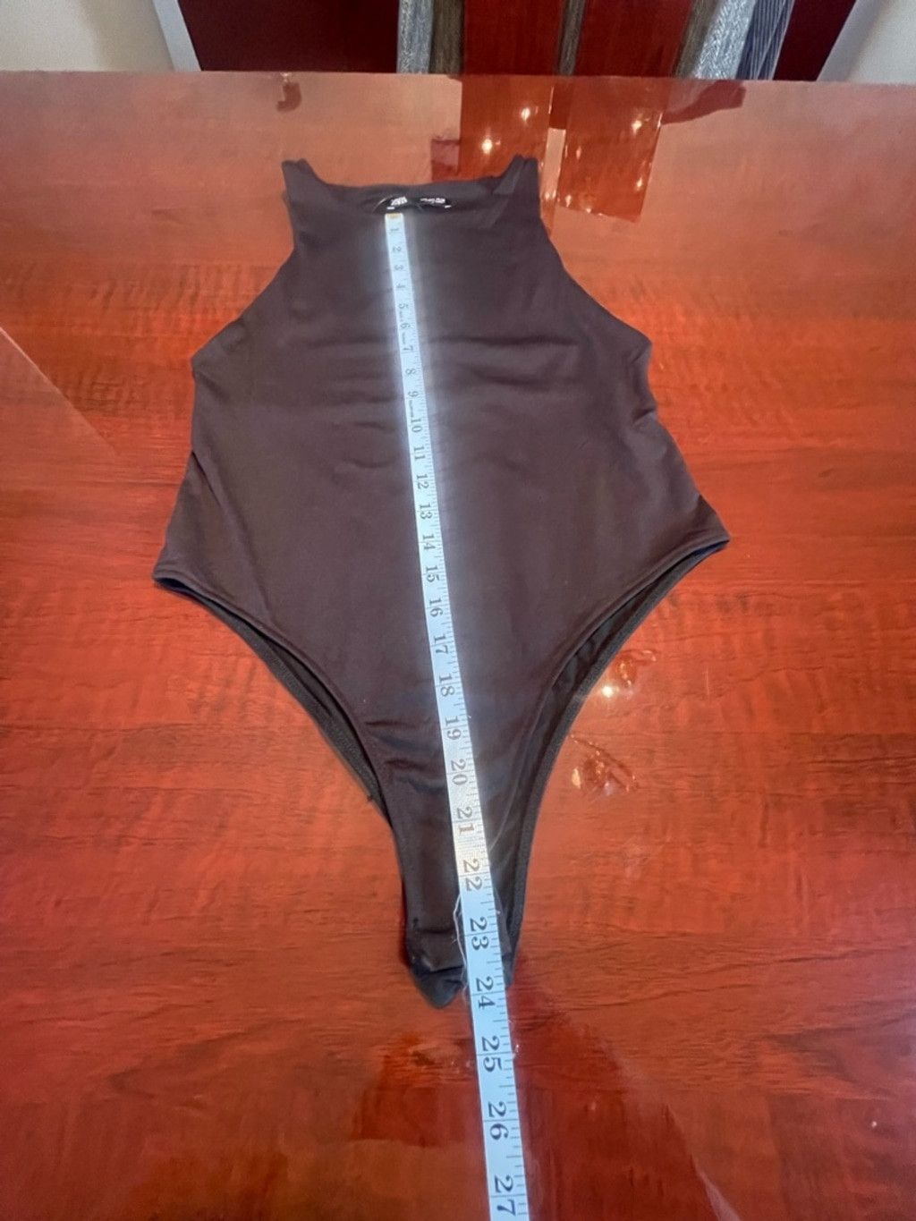 Zara New ZARA Black High Neck Bodysuit - Sz L Glam Basic Goth Size L / US 10 / IT 46 - 5 Thumbnail