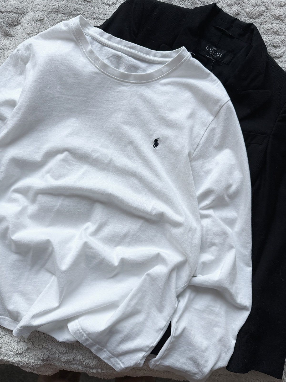Polo Ralph Lauren Vintage longsleeve tee PRL polo ralph lauren Large white Size US L / EU 52-54 / 3 - 14 Thumbnail