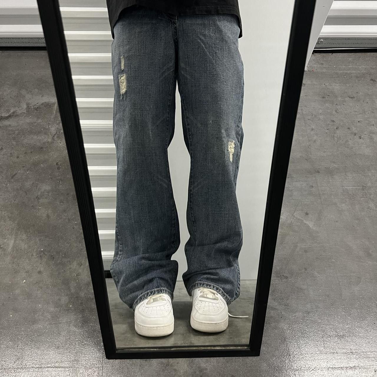 Shady Ltd × Vintage Vintage Y2K Baggy Shady ltd Y2K Medium Wash Denim Jeans Size US 34 / EU 50 - 1 Thumbnail