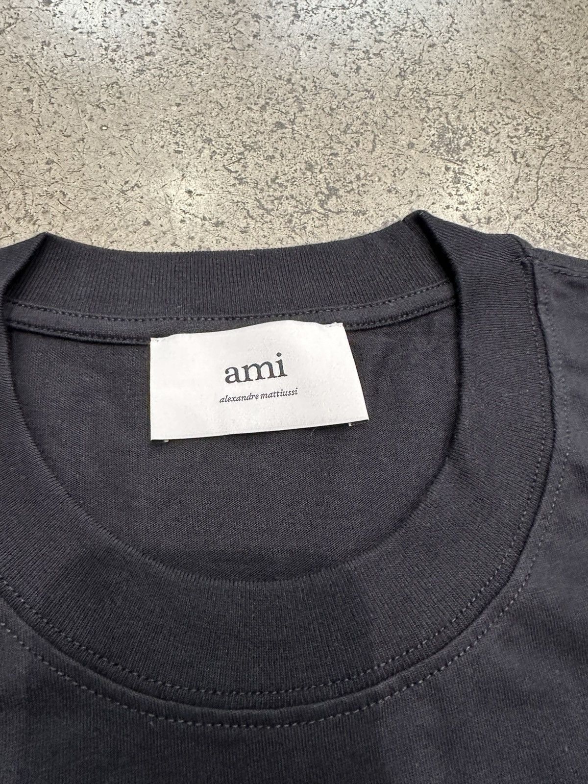 AMI AMI - ADC Tshirt Black Size US XL / EU 56 / 4 - 2 Thumbnail