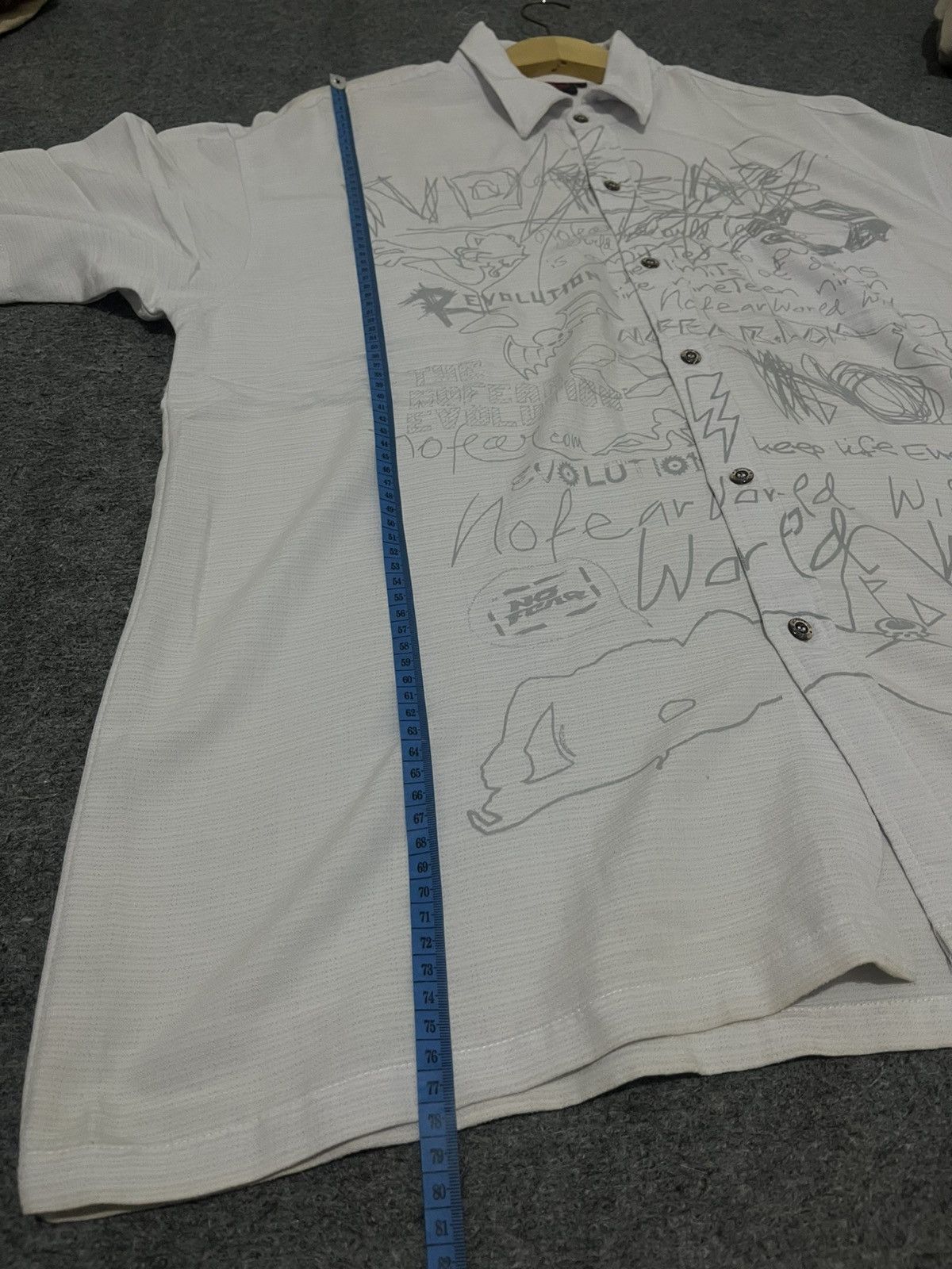 No Fear Vintage No Fear Allover Sketch Print Shirt Gorpcore Y2K Size US XXL / EU 58 / 5 - 15 Thumbnail
