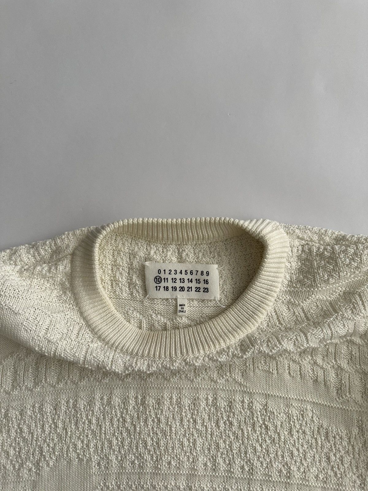 Maison Margiela Maison Margiela Irregular Texture Sweater Size US L / EU 52-54 / 3 - 4 Thumbnail