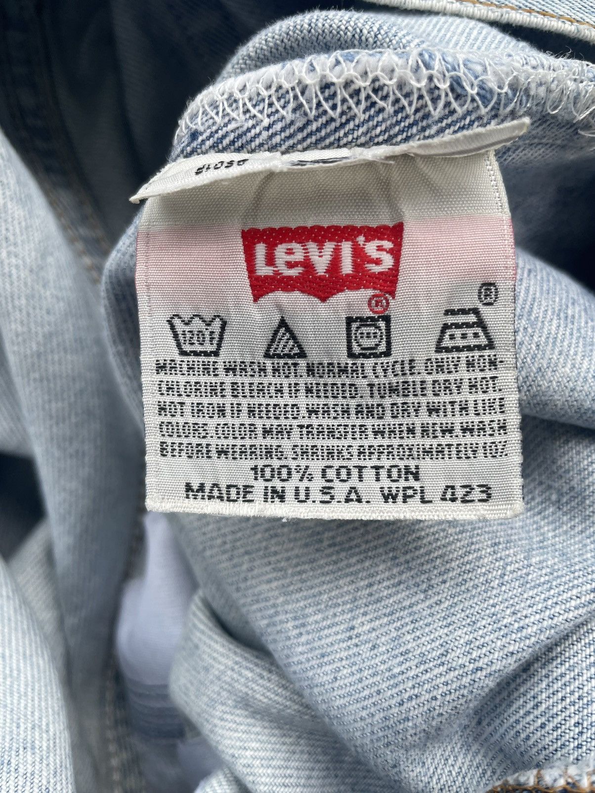 Levi's Vintage 1997 Levis 501 e Distresed Denim Size US 35 - 22 Thumbnail