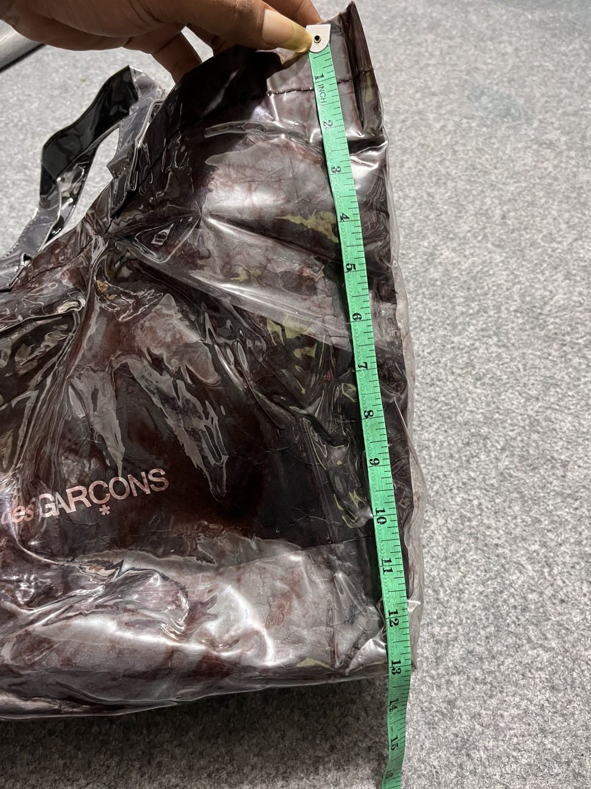 Comme des Garcons × Japanese Brand Comme des Garcons Tote Bag Kraft Paper PVC Size ONE SIZE - 14 Thumbnail