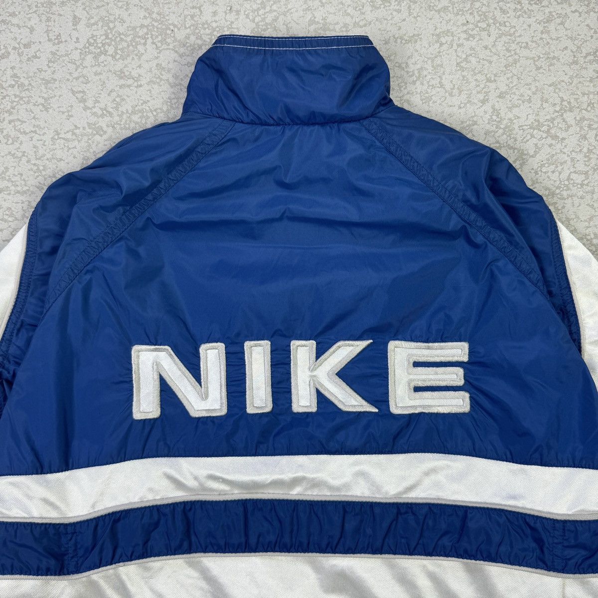 Nike × Vintage 💥Vintage 90s Nike Spell Out Jacket Size US S / EU 44-46 / 1 - 9 Thumbnail