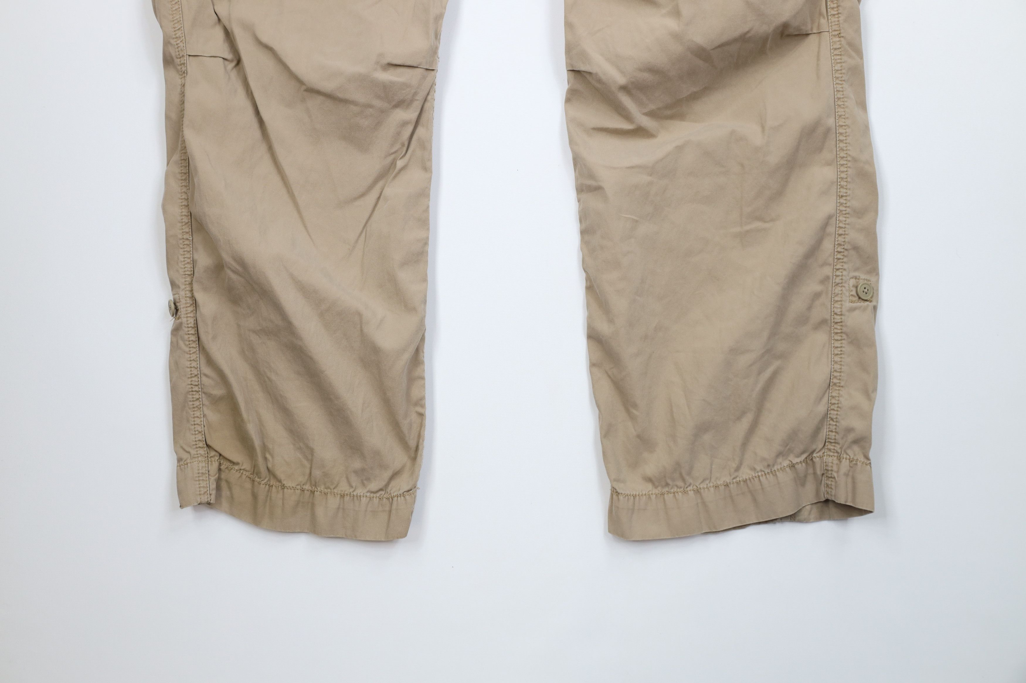Ralph Lauren Vintage 90s Ralph Lauren Roll Wide Leg Cargo Pants Beige Size US 38 / EU 54 - 4 Thumbnail