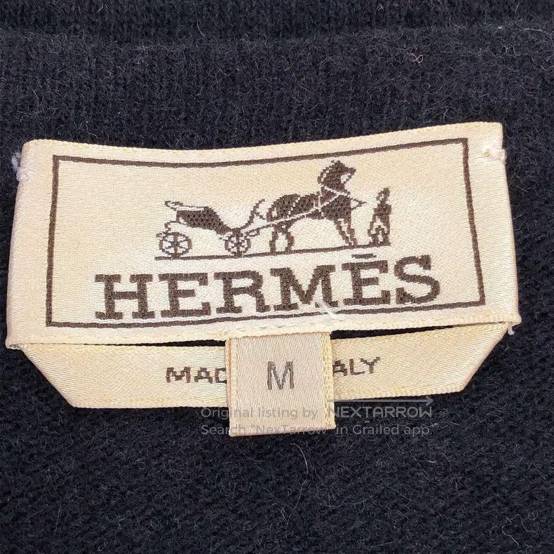 Hermes Hermes Navy Blue Sweater Size US M / EU 48-50 / 2 - 5 Thumbnail