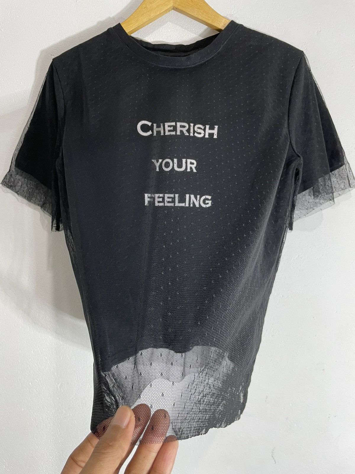 Hysteric Glamour Archive Poem Cherish Your Feeling transparent Layer Tshirt Size M / US 6-8 / IT 42-44 - 3 Thumbnail