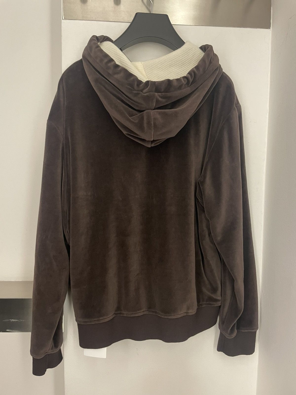 Celine ZIPPED HOODIE IN VELVET COTTON Size US XXL / EU 58 / 5 - 6 Thumbnail