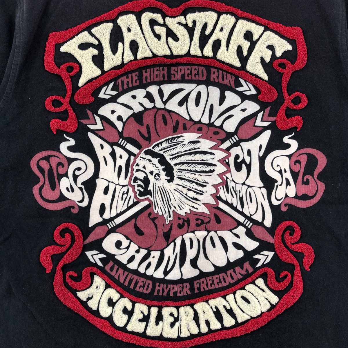 Flagstuff Japanese Brand FLAGSTAFF ARIZONA MOTORCYCLE Big Logo T-Shirt Size US L / EU 52-54 / 3 - 2 Thumbnail