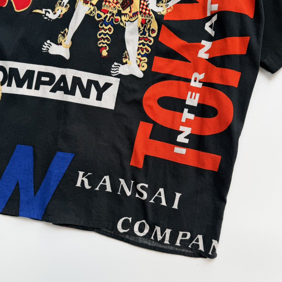 Kansai Yamamoto 1990s Kansai Man Urban Myth Graphic Open Collar Shirt Size US L / EU 52-54 / 3 - 9 Thumbnail
