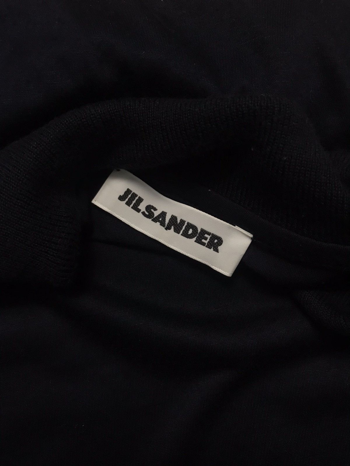 Designer × Jil Sander Jil Sander Dark Blue Collar Tshirt Size US M / EU 48-50 / 2 - 4 Thumbnail