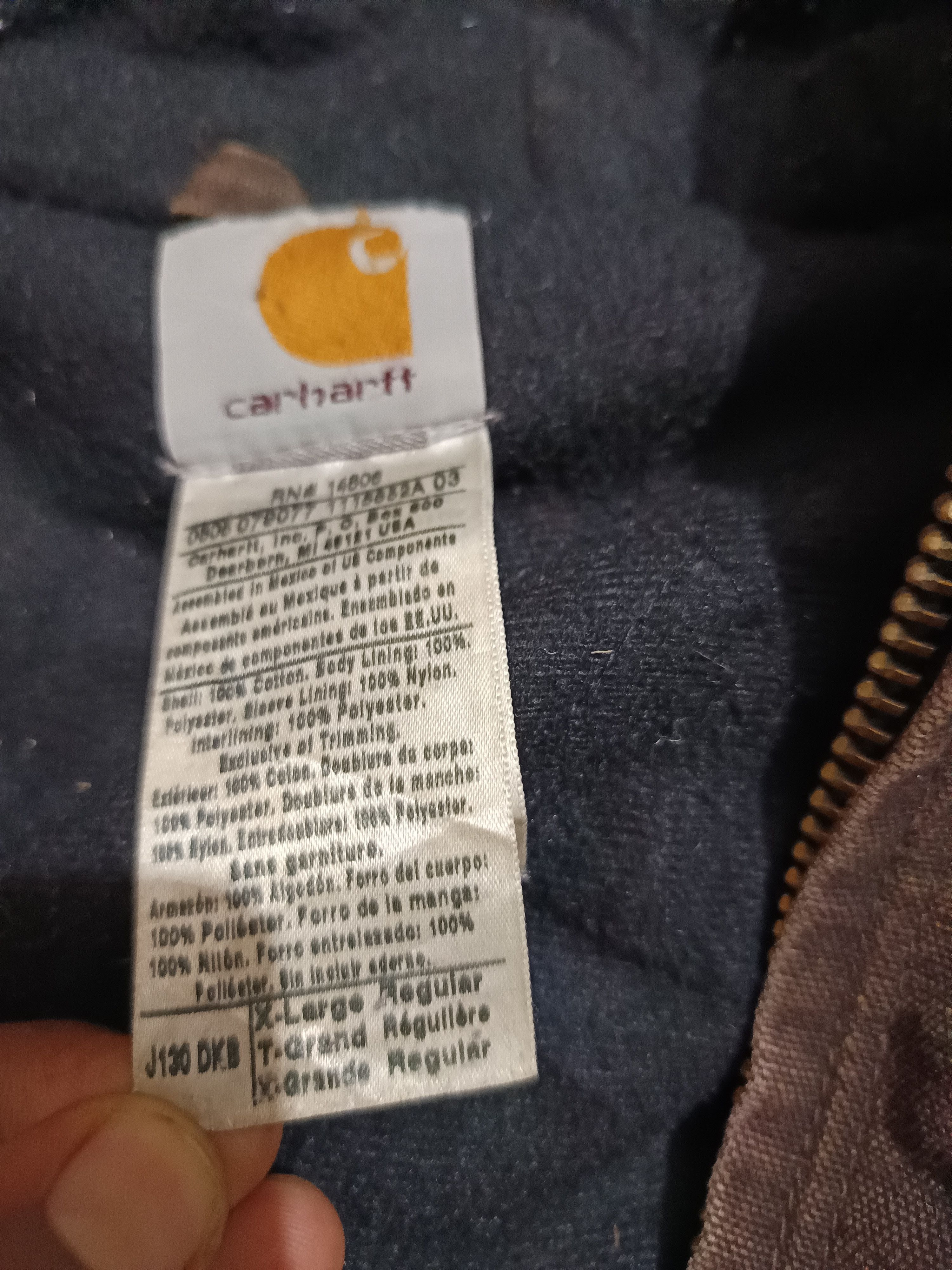 Carhartt × Vintage Vintage faded 00s Carhartt Active jacket J130 DKB Size US XL / EU 56 / 4 - 10 Thumbnail