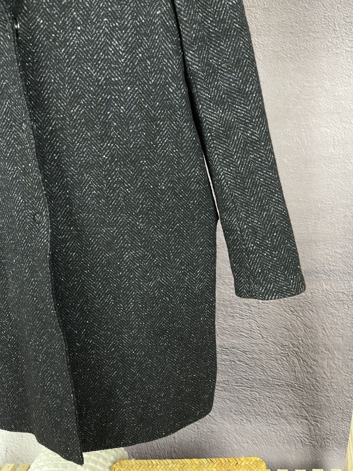 Harris Wharf London Harris Wharf London black dot wool coat single breasted Size M / US 6-8 / IT 42-44 - 7 Thumbnail