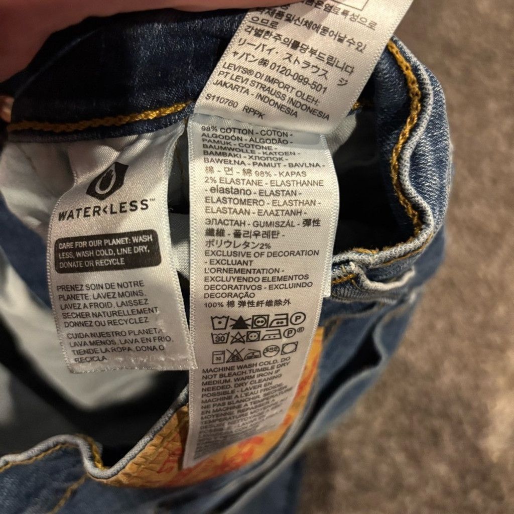 Levi's Men’s Levi's 531 Athletic Slim Jeans Size US 31 - 3 Thumbnail