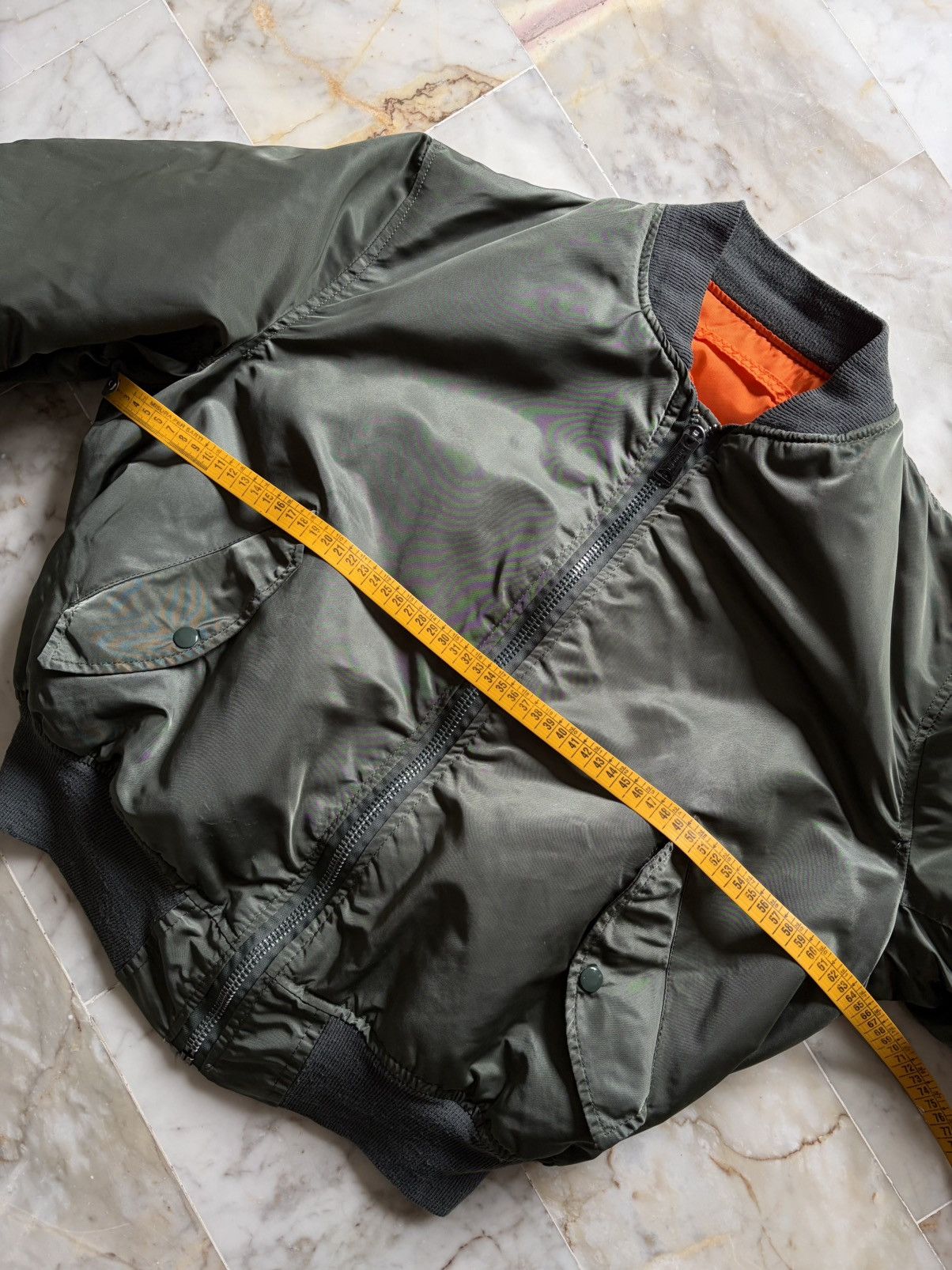 Alpha Industries Vintage '80s Alpha Industries MA-1 *IDEAL Zipper