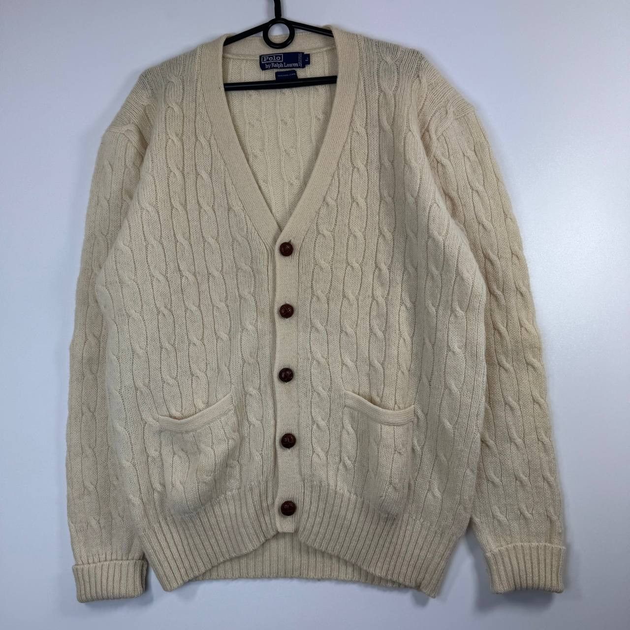 Polo Ralph Lauren Polo Ralph Lauren Cable Knit Cardigan Wool Mens Size L Size US L / EU 52-54 / 3 - 1 Thumbnail