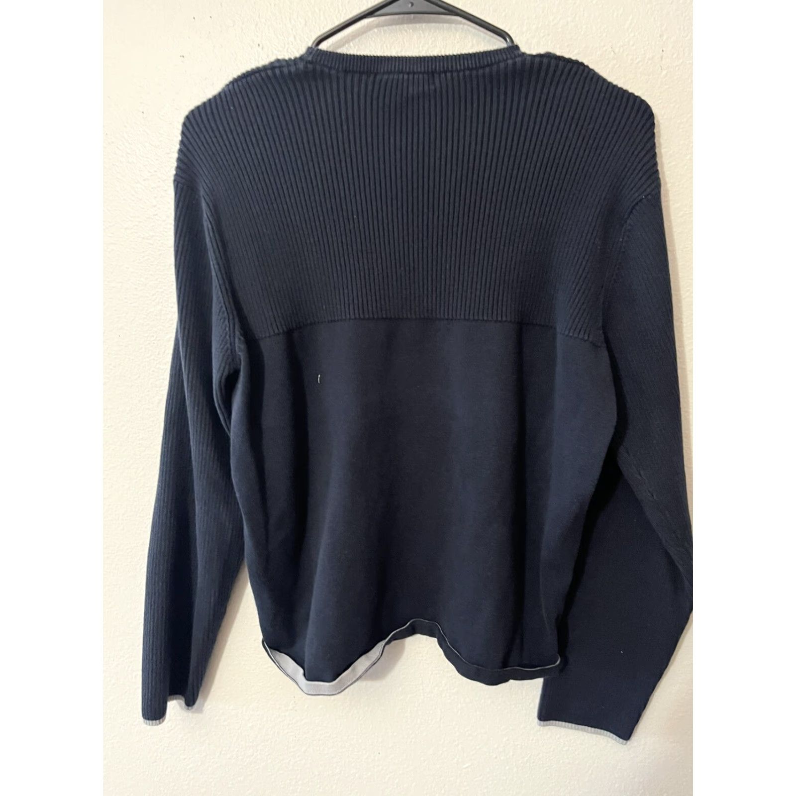 Kenneth Cole KENNETH COLE NY Knit Sweater Men’s Small Long Sleeve Black Crew Neck Rayon Blend Pullover Casual Regular Mens Small Black Knit Sweater Size US S / EU 44-46 / 1 - 2 Thumbnail