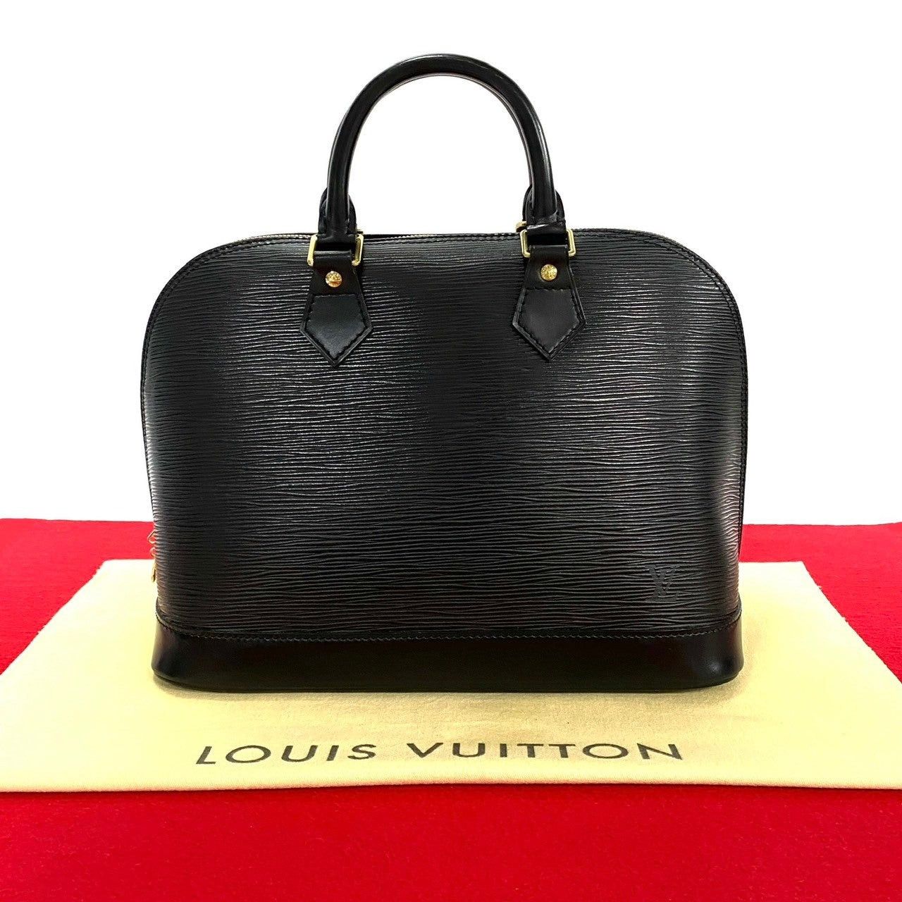 Louis Vuitton Louis Vuitton Handbag Black Leather Size ONE SIZE - 1 Thumbnail