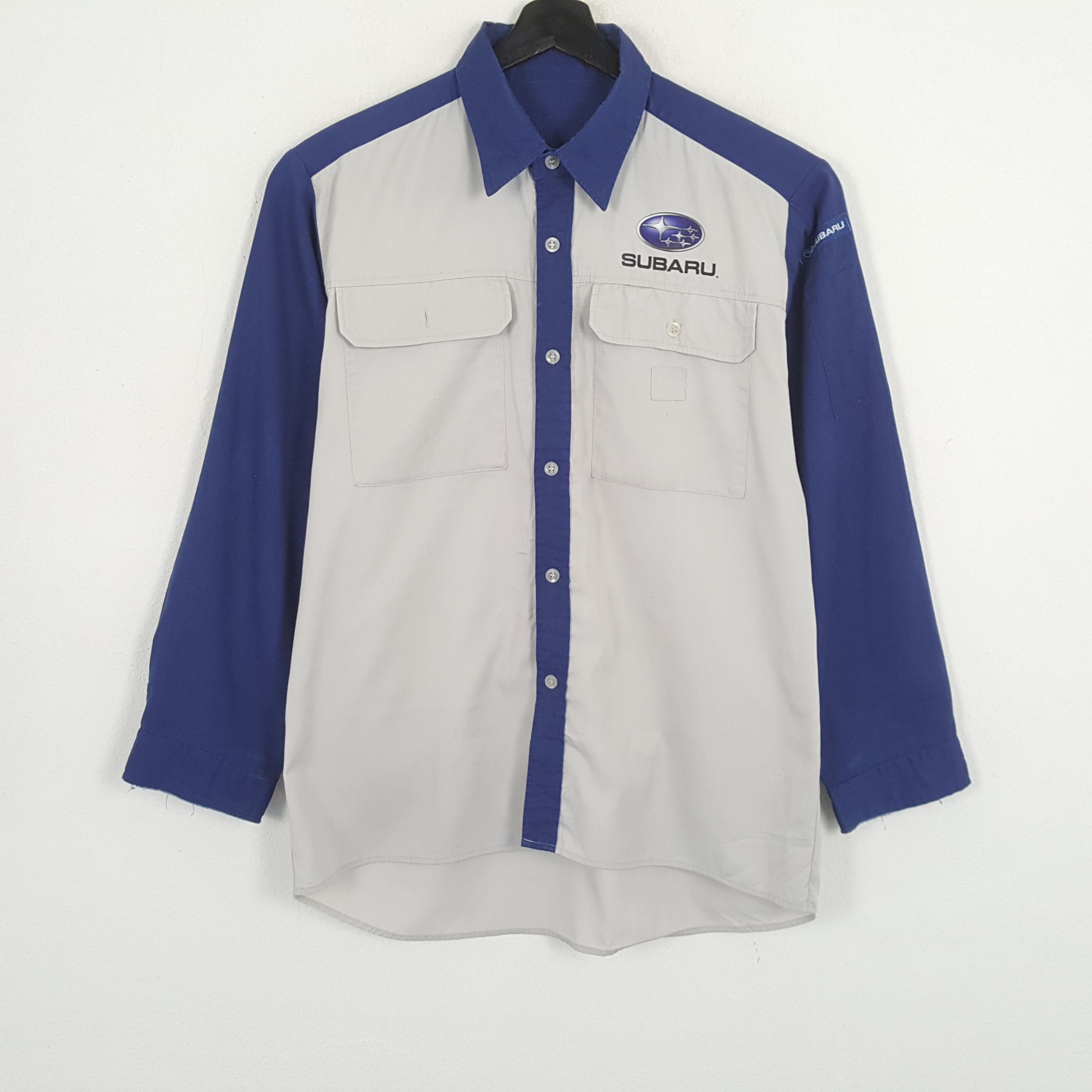 Vintage SUBARU Japanese Motorsports Custom Art Shirt Jacket Size US L / EU 52-54 / 3 - 3 Thumbnail