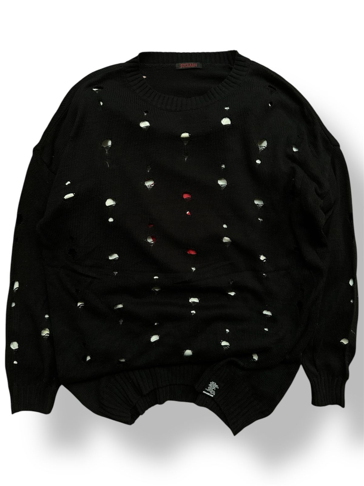 If Six Was Nine distressed knitwear bondage punk gothic sweater buckaroo Size US M / EU 48-50 / 2 - 1 Thumbnail