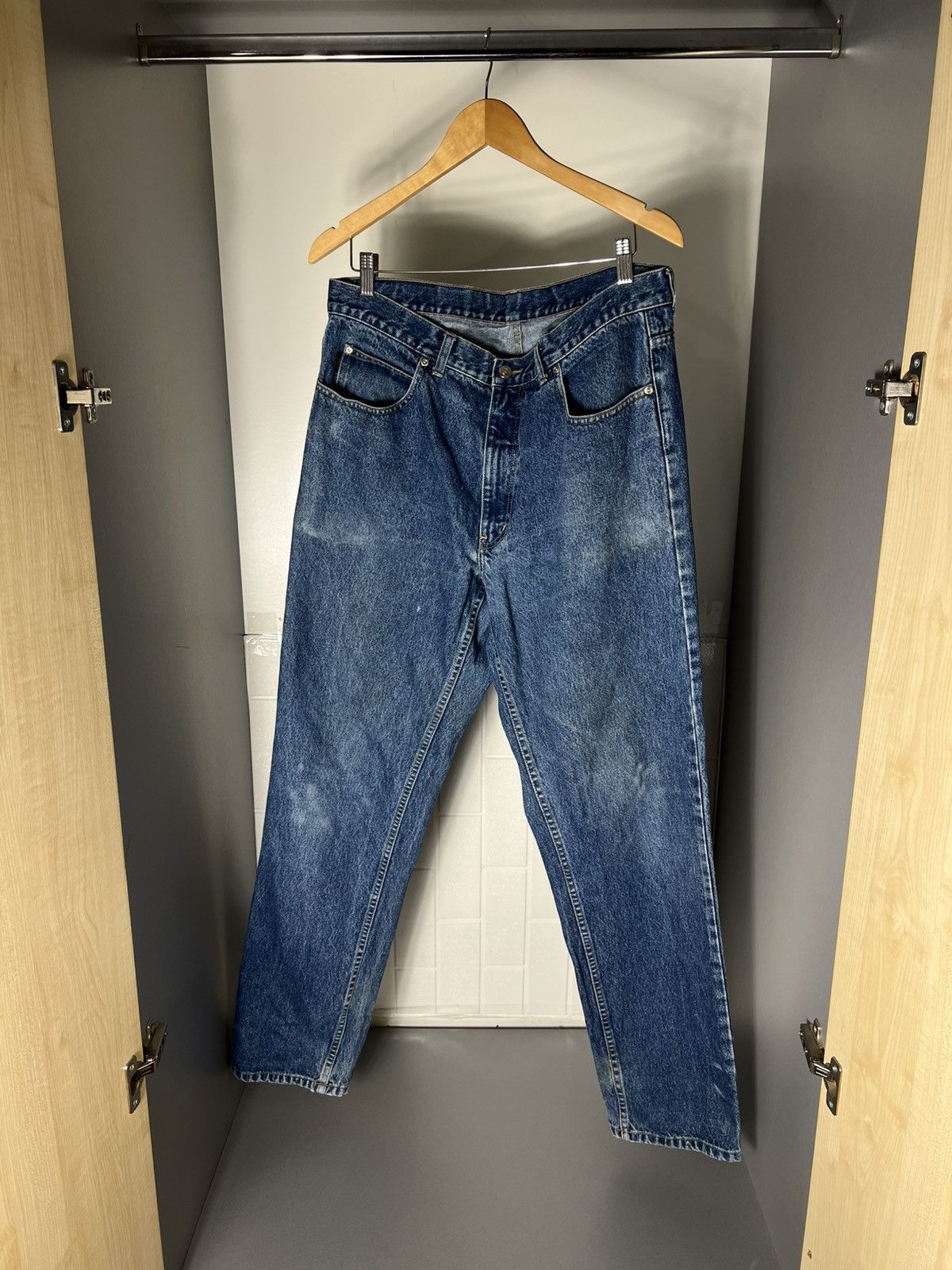 Saint Laurent Paris VINTAGE YVES SAINT LAURENT PARIS RETRO DENIM JEANS WEAR 90s Size US 38 / EU 54 - 10 Thumbnail