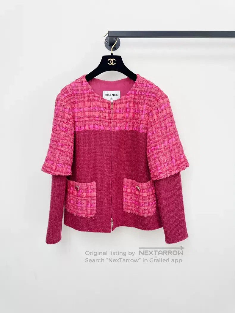 Chanel Chanel Pink coat Size XS / US 0-2 / IT 36-38 - 1 Thumbnail