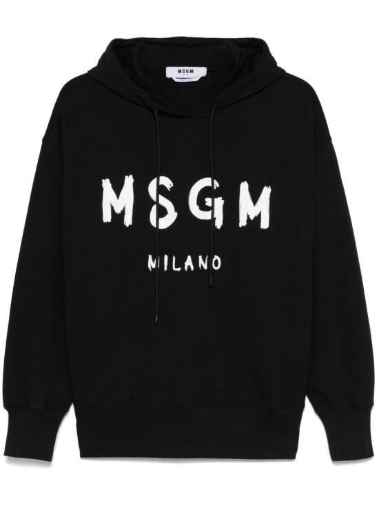 MSGM MSGM Women Hoodies 2000MDM515 30000099 Black Size XS / US 0-2 / IT 36-38 - 1 Thumbnail