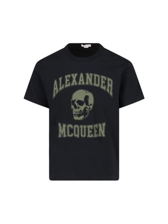 Alexander McQueen ALEXANDER MCQUEEN Men T-Shirts 759442 QTAAW 0519 Black Size US XL / EU 56 / 4 - 1 Thumbnail