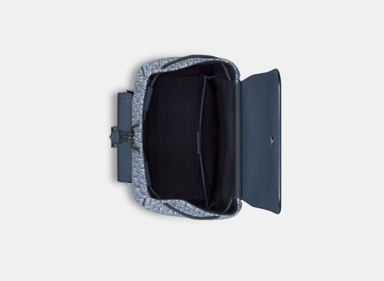 Dior o1w1db10426 1ADBA2 Size : OS / Saddle Backpack in Blue Size ONE SIZE - 3 Thumbnail