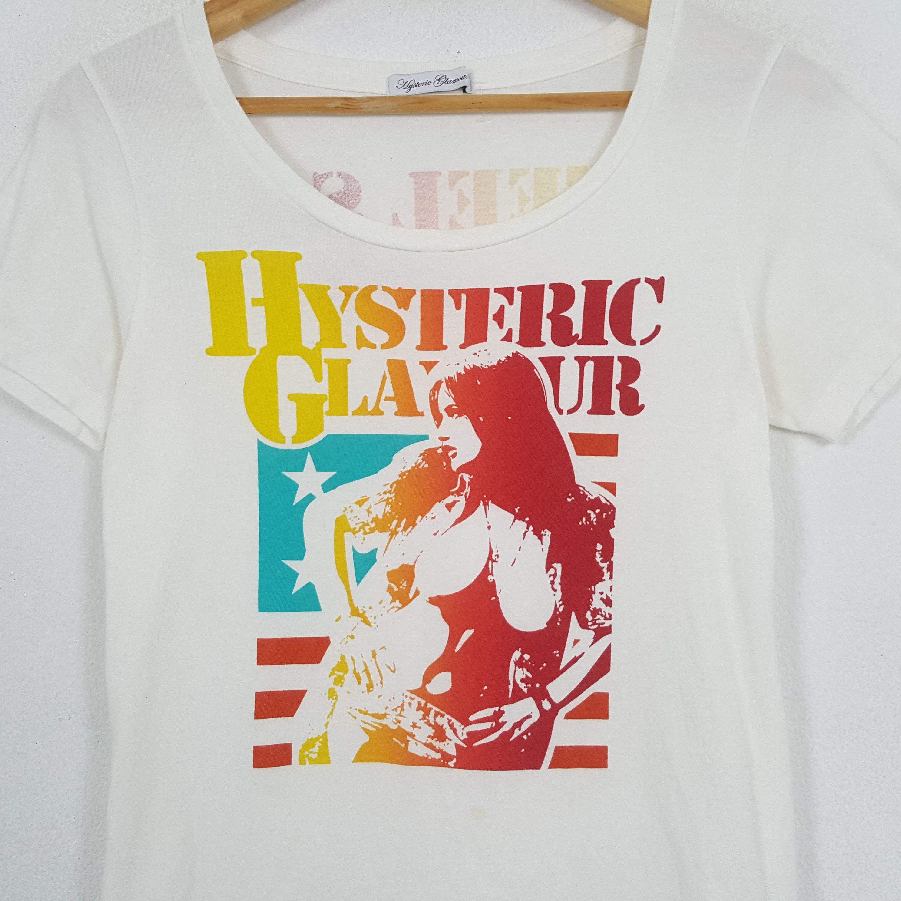 Hysteric Glamour × Japanese Brand × Vintage Vintage HYSTERIC GLAMOUR Japanese Brand T-shirt C285N68 Size XS / US 0-2 / IT 36-38 - 2 Thumbnail