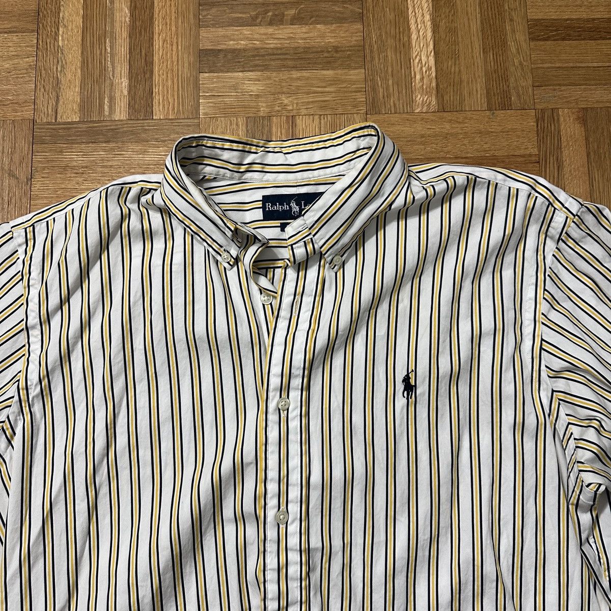 Ralph Lauren Vintage Ralph Lauren striped shirt Size US L / EU 52-54 / 3 - 3 Thumbnail