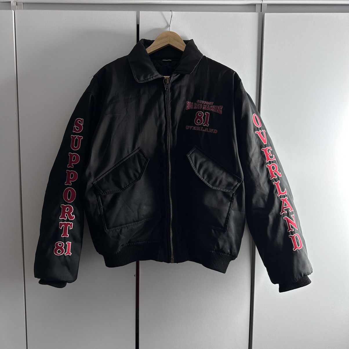 Vintage Vintage MA2 Bomber Jacket Big Red Machine 81 Overland Size US M / EU 48-50 / 2 - 2 Thumbnail