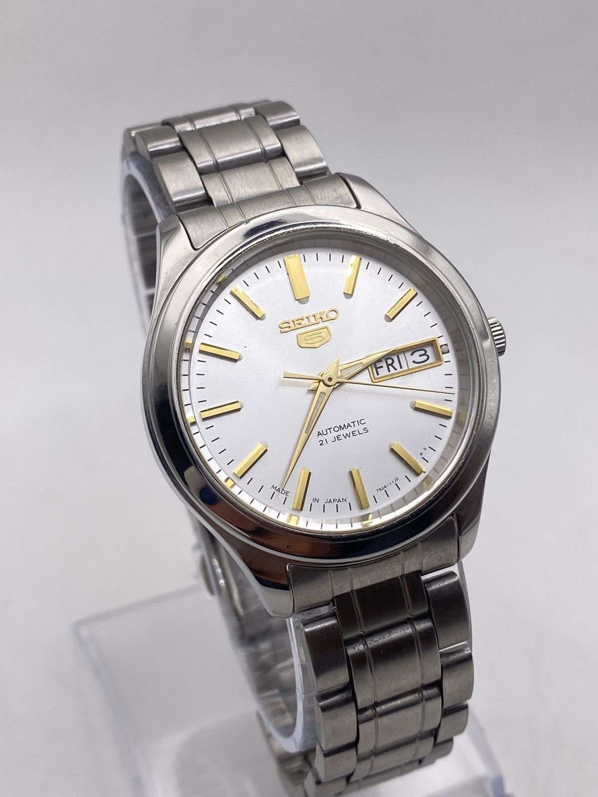 Seiko SEIKO 5 AUTOMATIC 7S26 VINTAGE MEN’S WRISTWATCH Size 36 - 4 Thumbnail