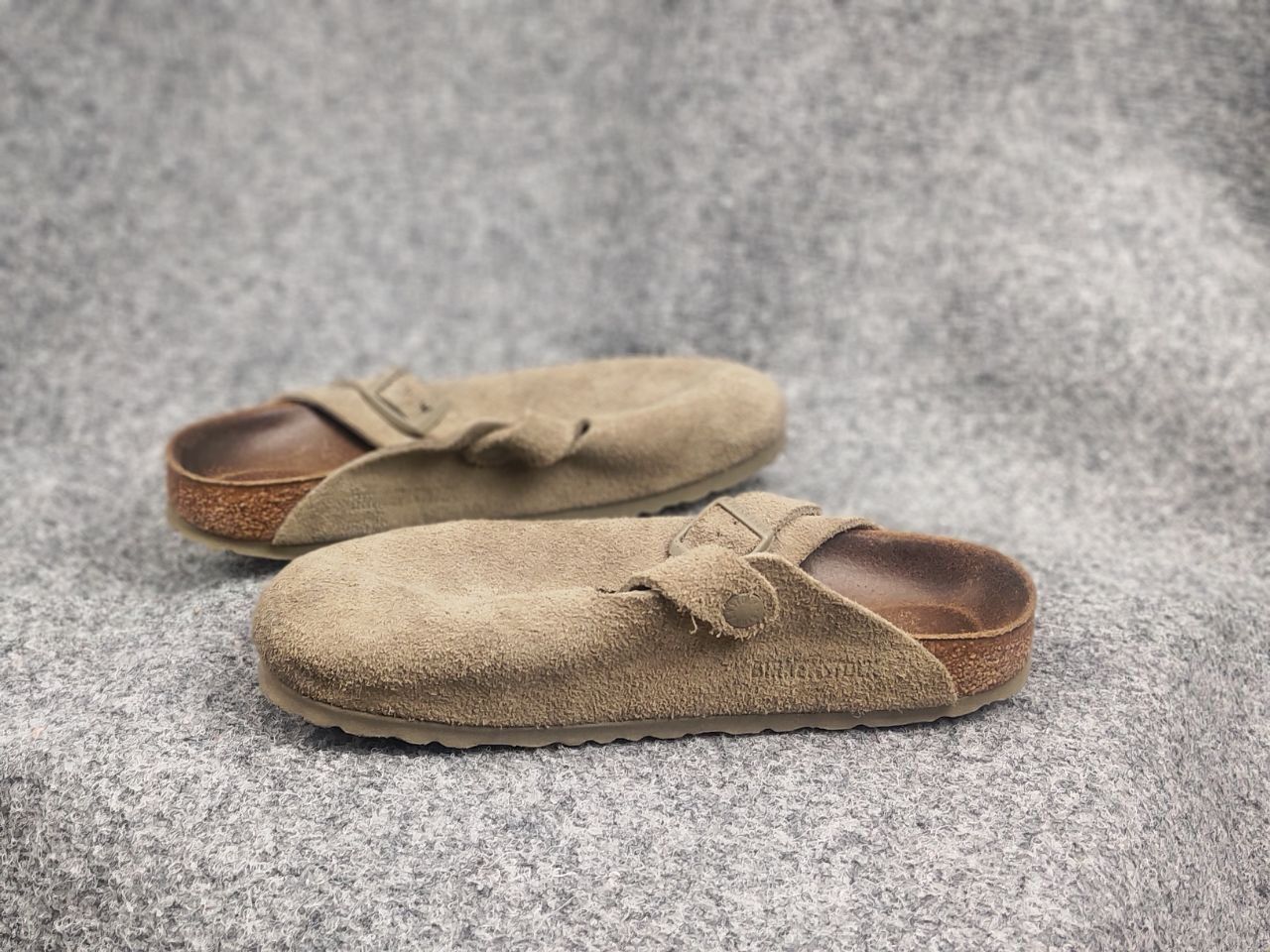 Birkenstock Vintage Birkenstock boston soft leather taupe sandal Shoes Size US 8 / IT 38 - 10 Thumbnail