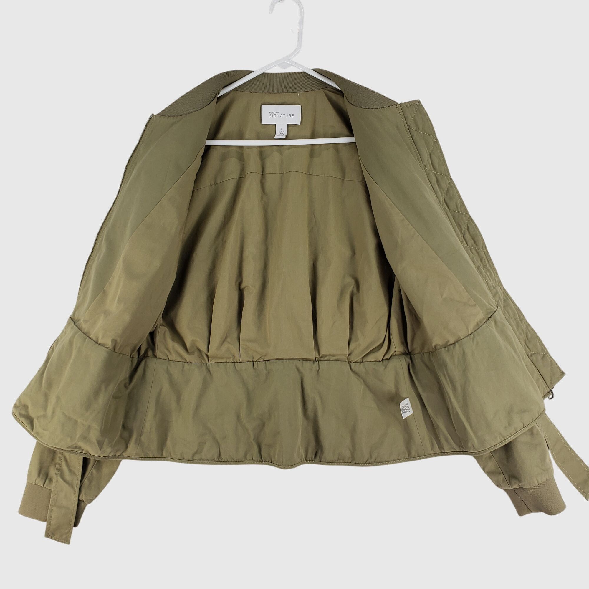 Nordstrom Nordstrom Signature Women’s Utility Belted Jacket Size L Size L / US 10 / IT 46 - 3 Thumbnail