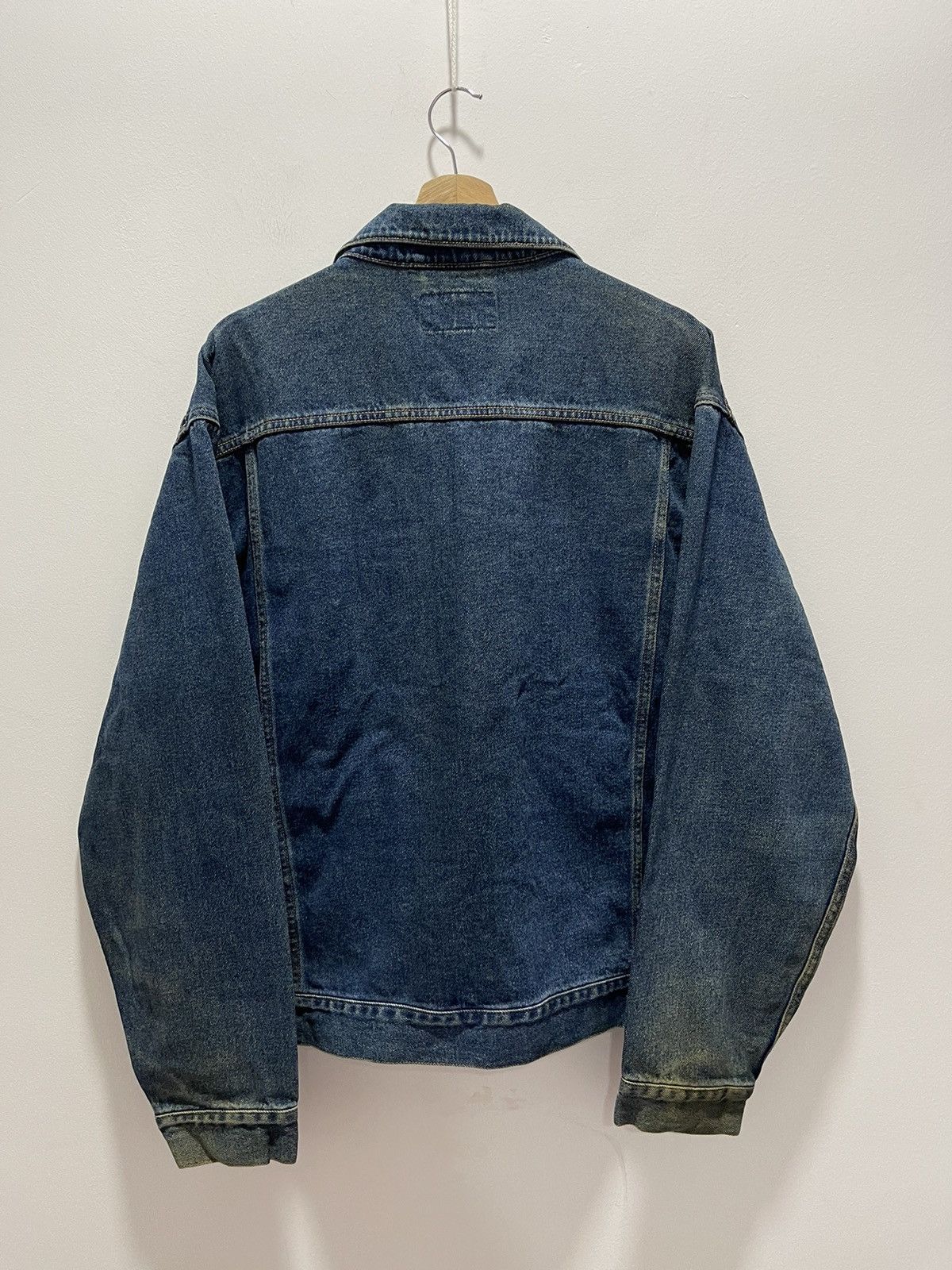 Converse × Vintage VINTAGE CONVERSE TRUCKER DISTRESSED DENIM JACKET Size US XL / EU 56 / 4 - 6 Thumbnail