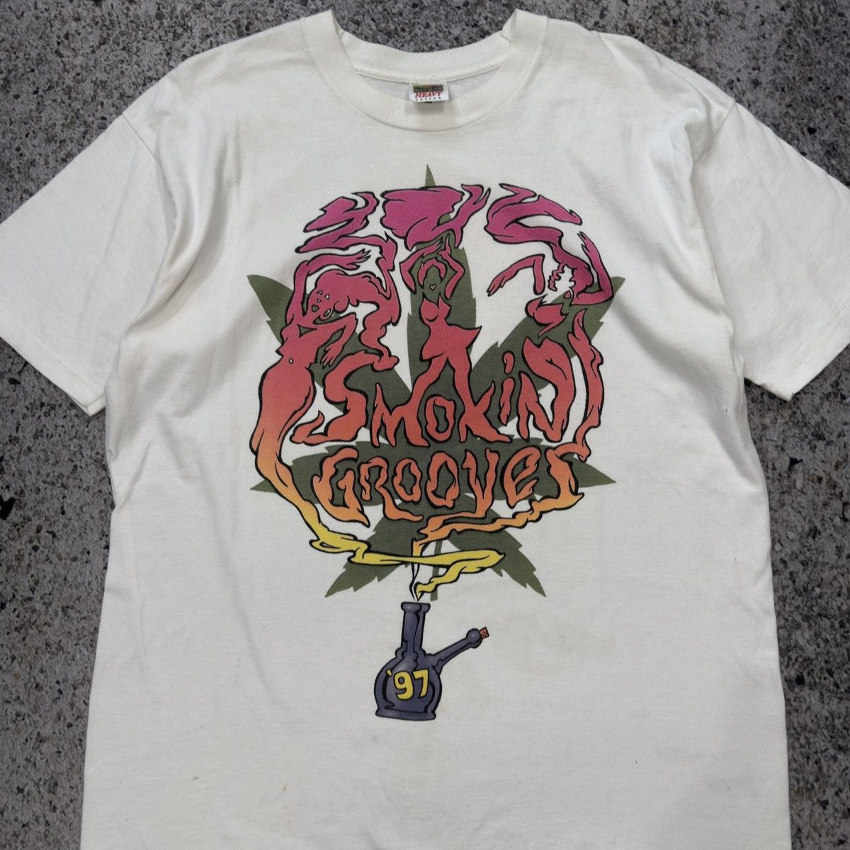 Band Tees Vintage 90s Smokin Grooves Festival Tee Rap Concert Tour Size US XL / EU 56 / 4 - 3 Thumbnail