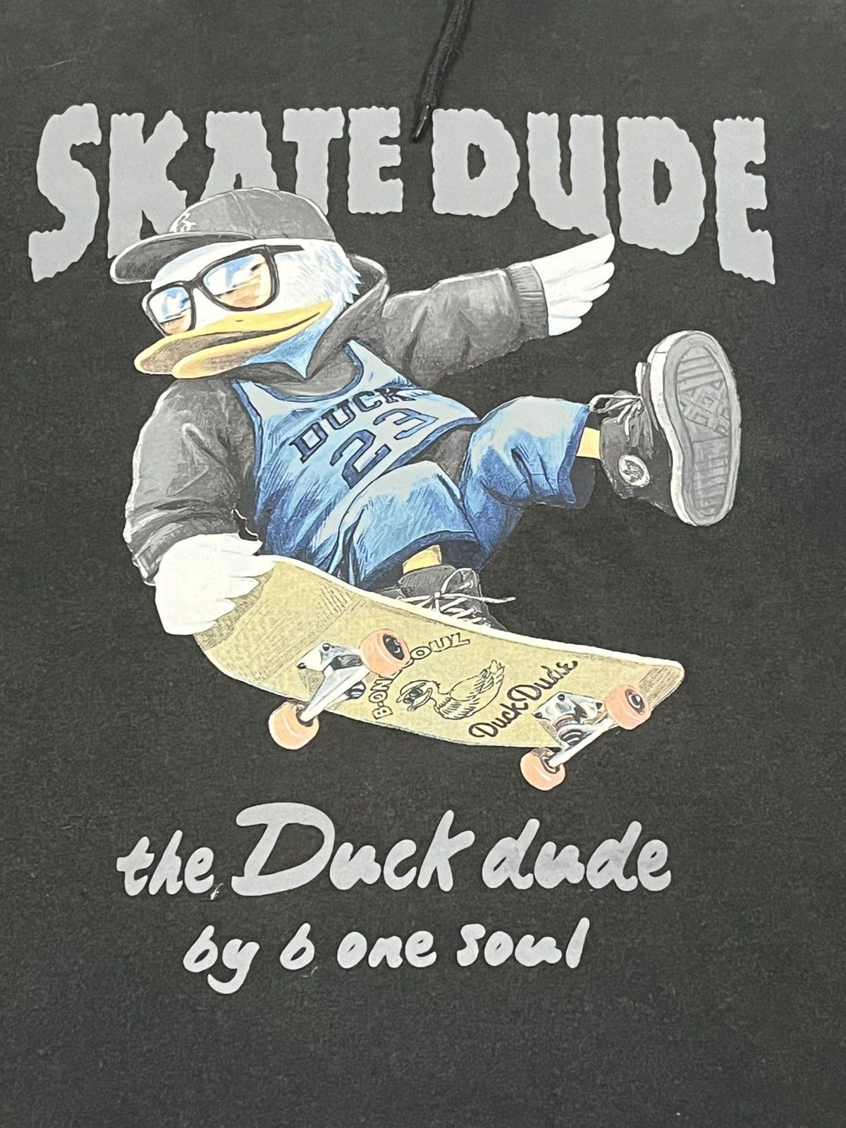 Duck Head × Duckworth × Save The Duck Vintage Duck Dude Duck Skateboard Imprint Hoodie Size US M / EU 48-50 / 2 - 6 Thumbnail