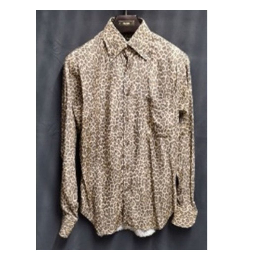 image of Tom Ford O1Loc1C0224 94Ps22Sz Shirt In Multicolor, Men's (Size XS)