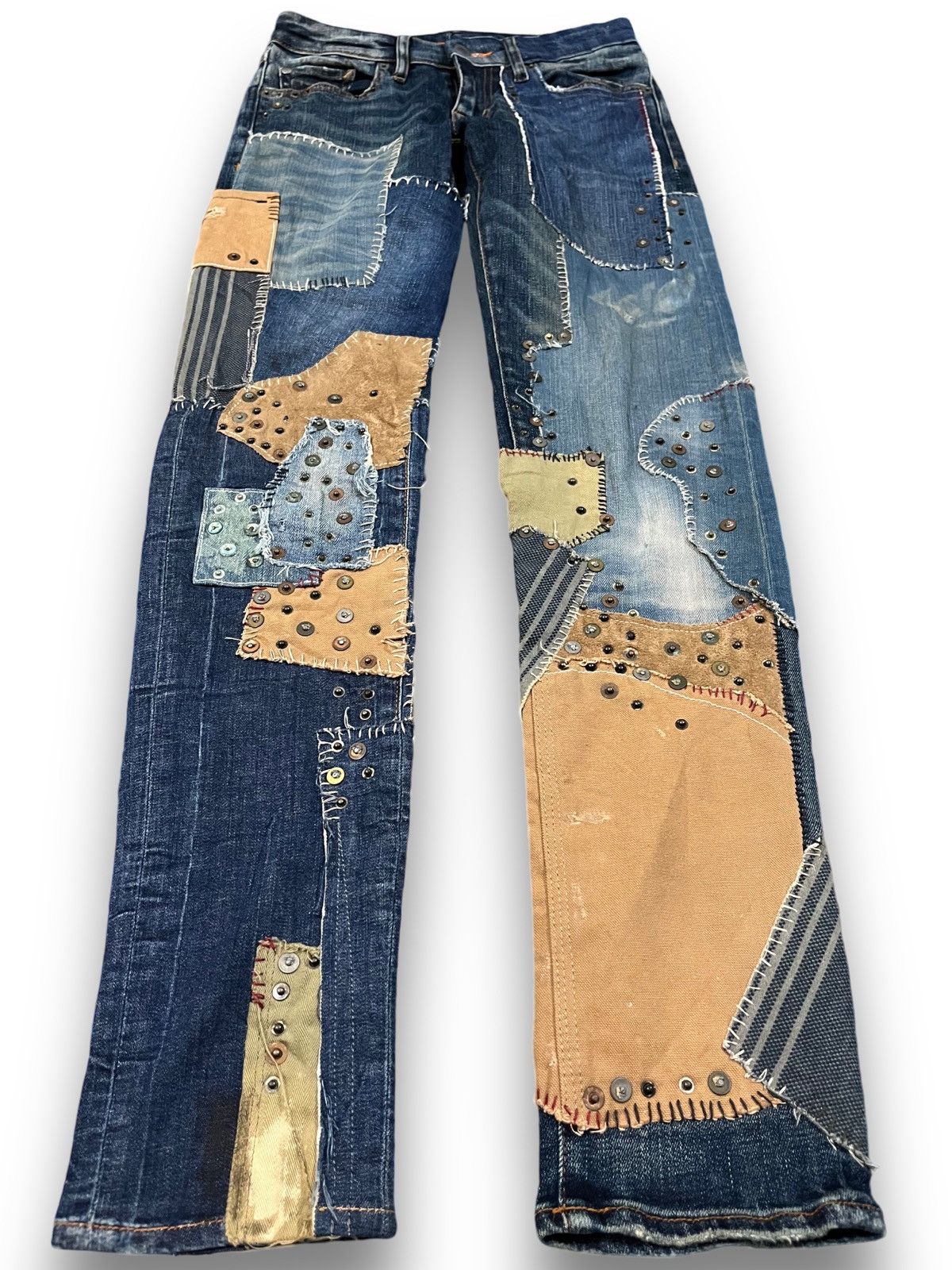 Vintage Denim Supply Ralph Lauren Indigo Patchwork Denim